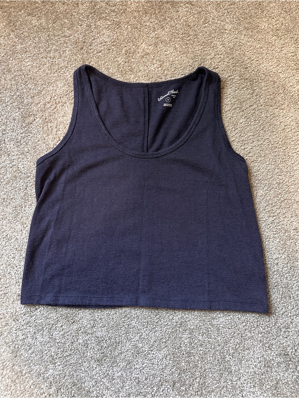 Universal Thread Navy Scoop Tank